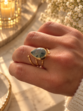 Zivèra Peridot Ring — 18K Goldplated | The Atelier