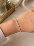 Zivèra Dubbele Tennisarmband | Stainless Steel 14K Goldplated