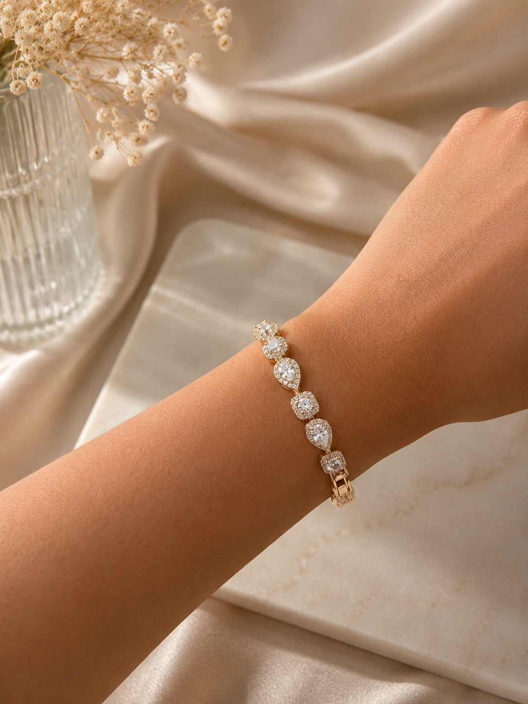 Zivèra Zirkonia Tennis Armband 14K Goldplated