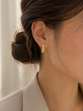 Zivèra Dubbele Gouden Huggie Oorbellen | 14K Goldplated
